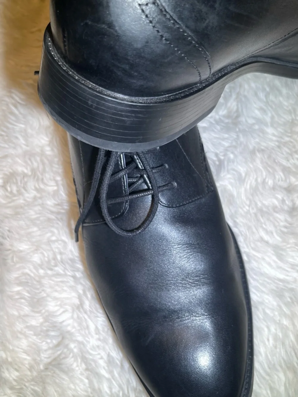 Cole Haan Hawthorn Men’s Black Leather  Oxford Shoes size 10.5